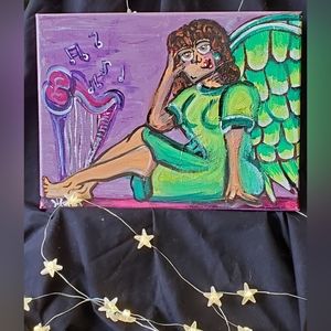 9x12 Original Acrylic Painting "Veronica"